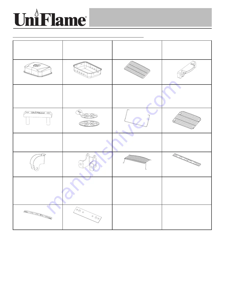 Uniflame NBC1712C Owner'S Manual Download Page 6