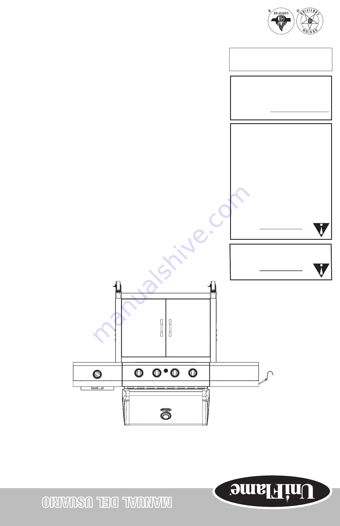 Uniflame nsg3902b Owner'S Manual Download Page 18