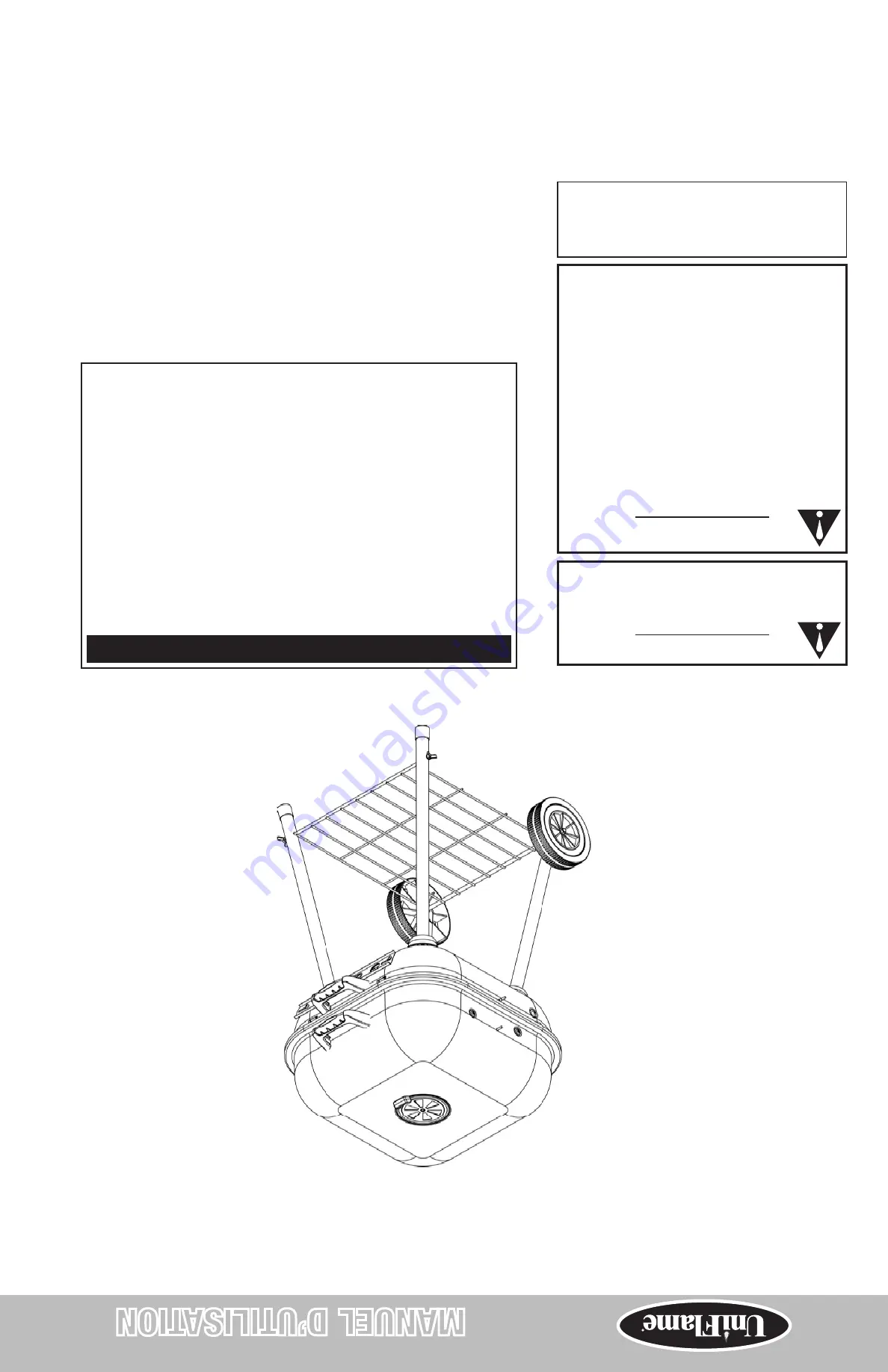 Uniflame Outdoor Charcoal Barbecue Grill NB1854WRT-C Owner'S Manual Download Page 16