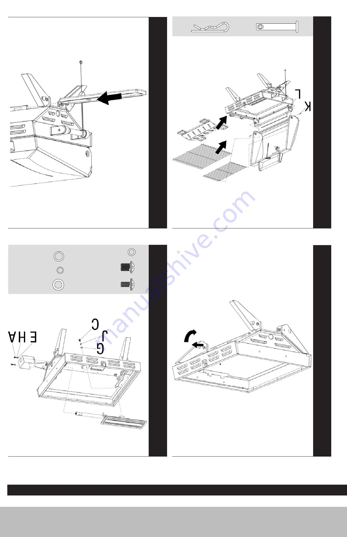 Uniflame Outdoor LP Gas Barbecue Grill HBT822W Скачать руководство пользователя страница 12