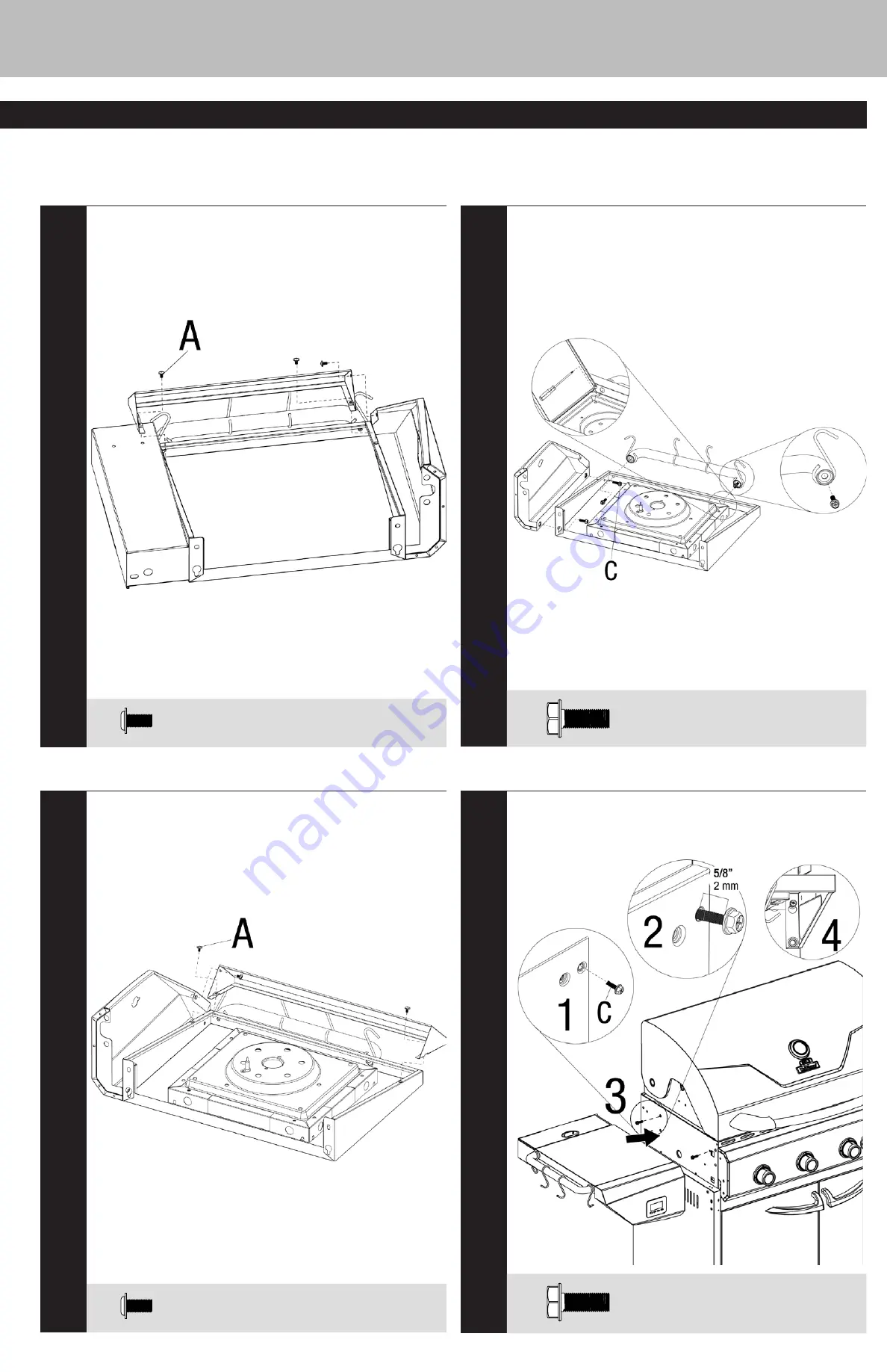 Uniflame Outdoor Natural Gas Barbecue Grill GBC873WNG Owner'S Manual Download Page 7