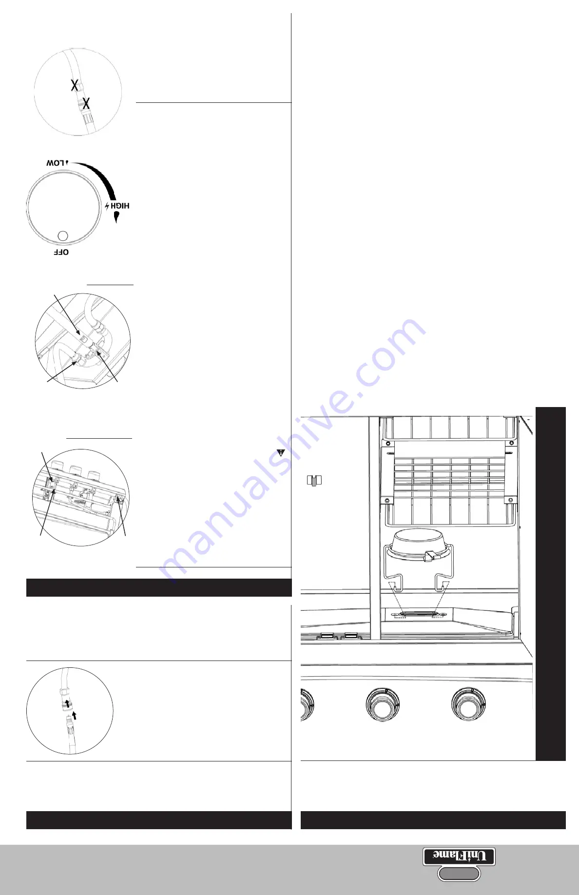 Uniflame Outdoor Natural Gas Barbecue Grill GBC873WNG Owner'S Manual Download Page 23