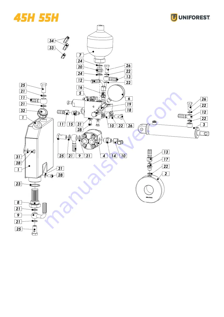 Uniforest 45H Instructions For Use Manual Download Page 34