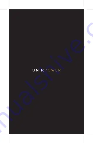 UNIK Power The Kase User Manual Download Page 15