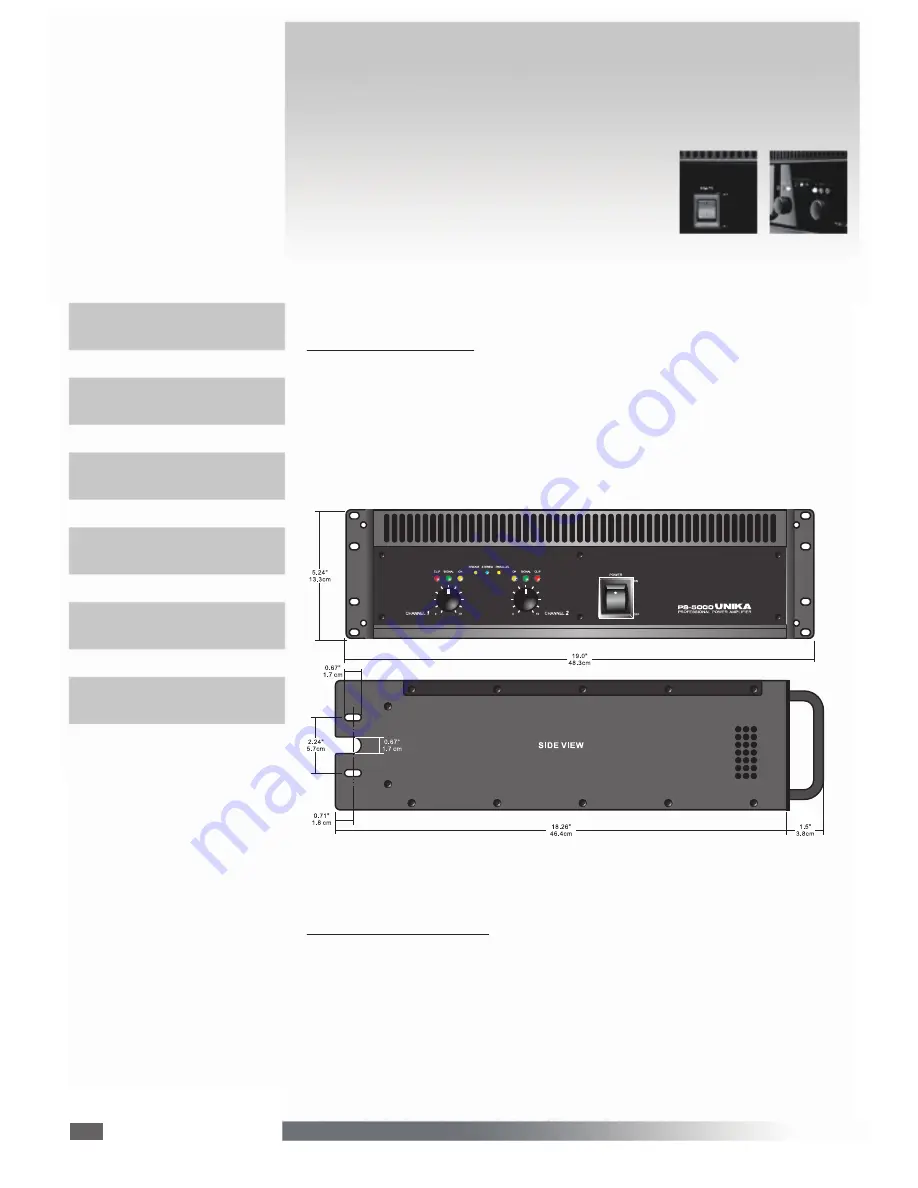 Unika PS-5000 Manual Download Page 4