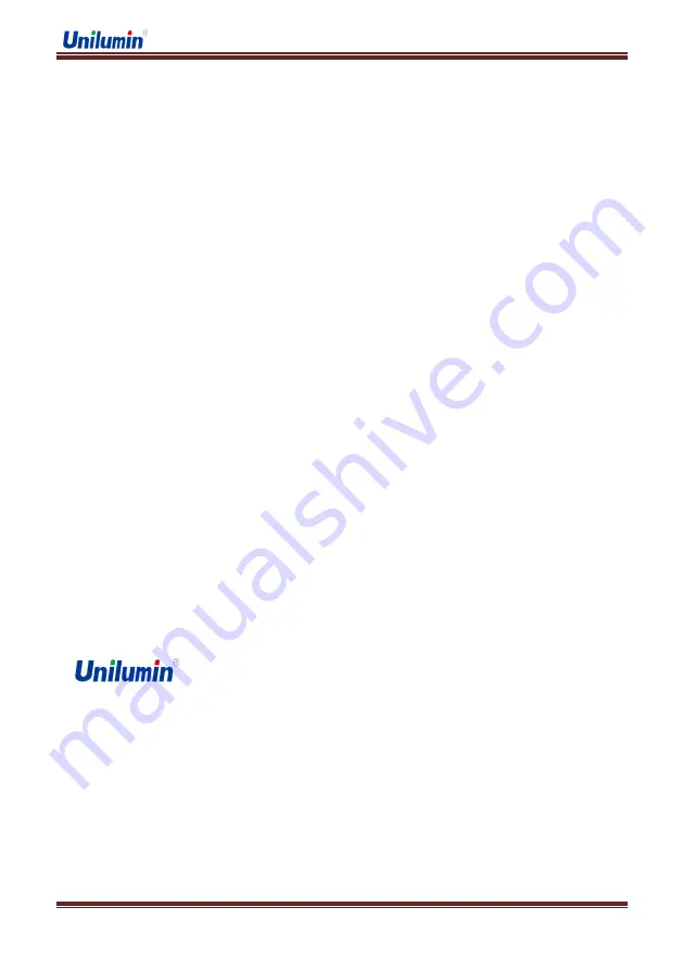 Unilumin Upad III Product Manual Download Page 3