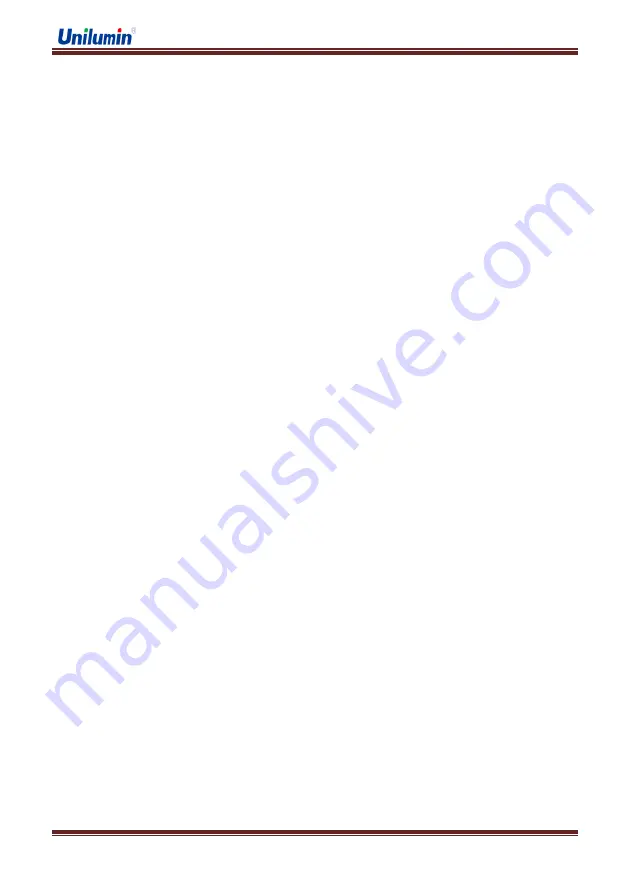 Unilumin Upad III Product Manual Download Page 6