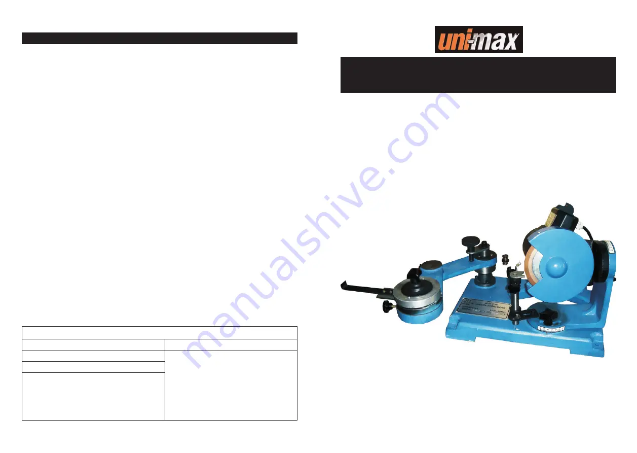 Unimax MF127 User Manual Download Page 1