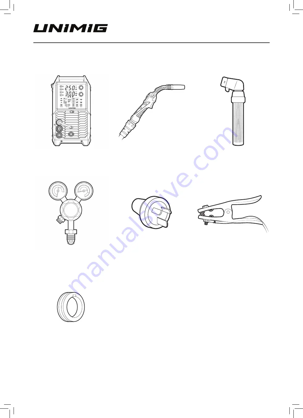 Unimig RAZOR MULTI 250 Operating Manual Download Page 8