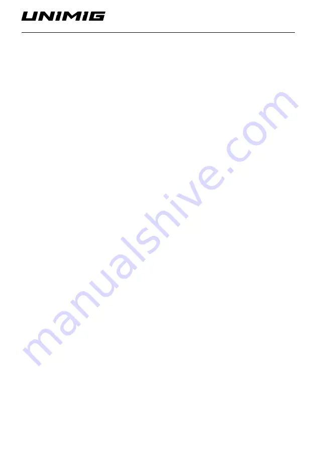 Unimig TRADE U21020 Operating Manual Download Page 4