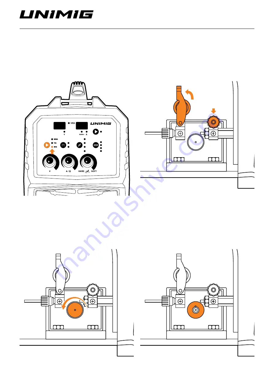 Unimig VIPER MULTI165 Operating Manual Download Page 16