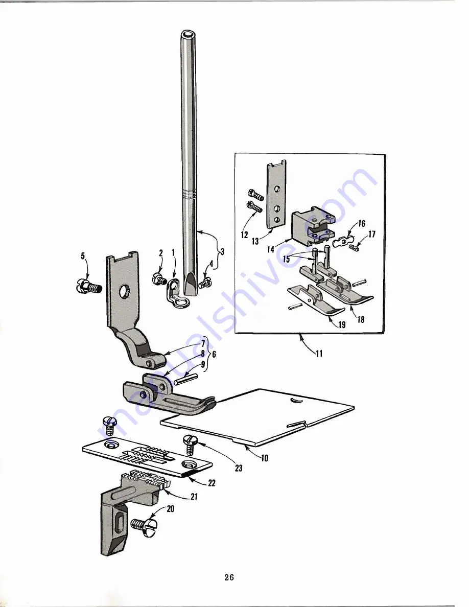 UnionSpecial 61800 Series Instructions For Adjusting And Operating Download Page 28