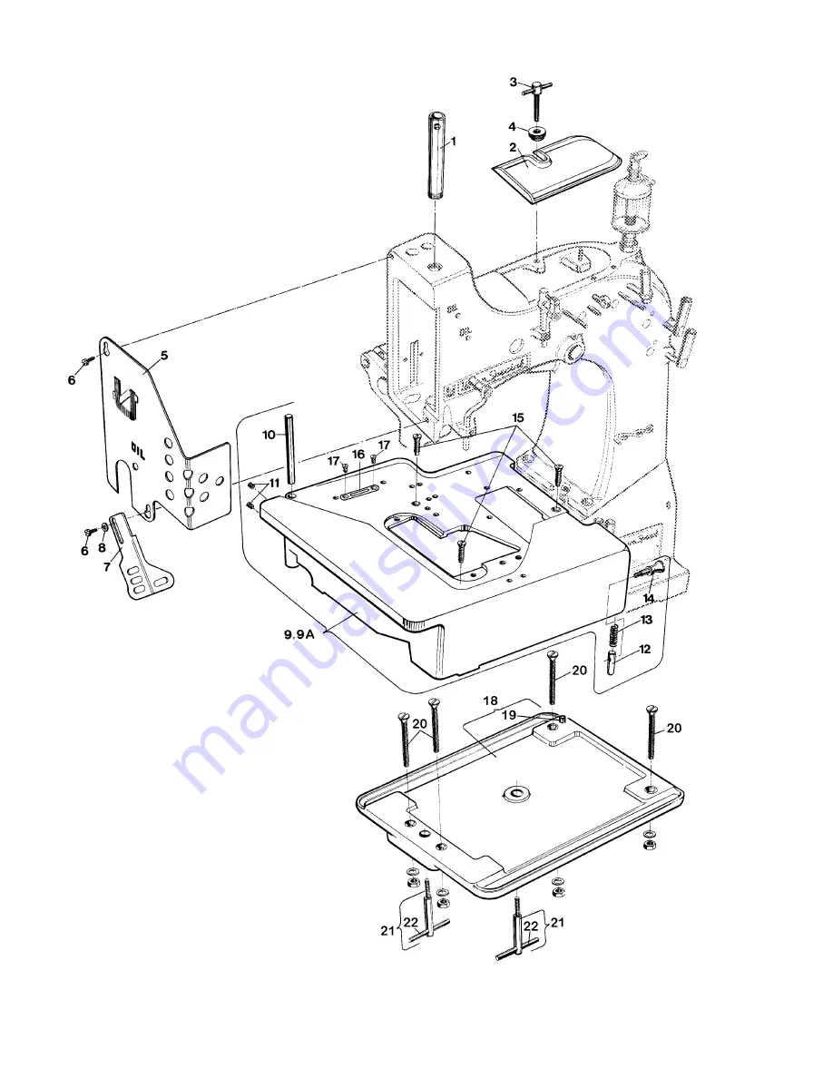 UnionSpecial G230A-GR Instructions And Illustrated Parts Manual Download Page 26