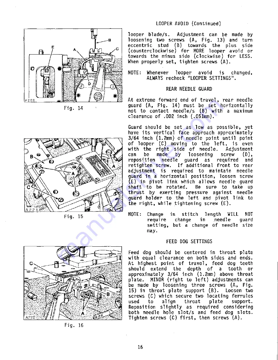 UnionSpecial XF511B100MF Manual Download Page 16