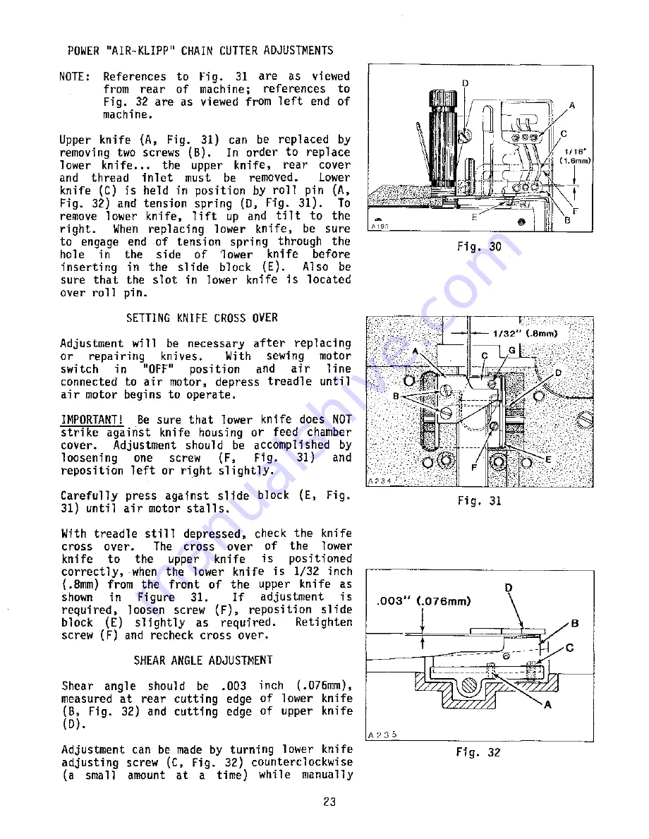 UnionSpecial XF511B100MF Manual Download Page 23