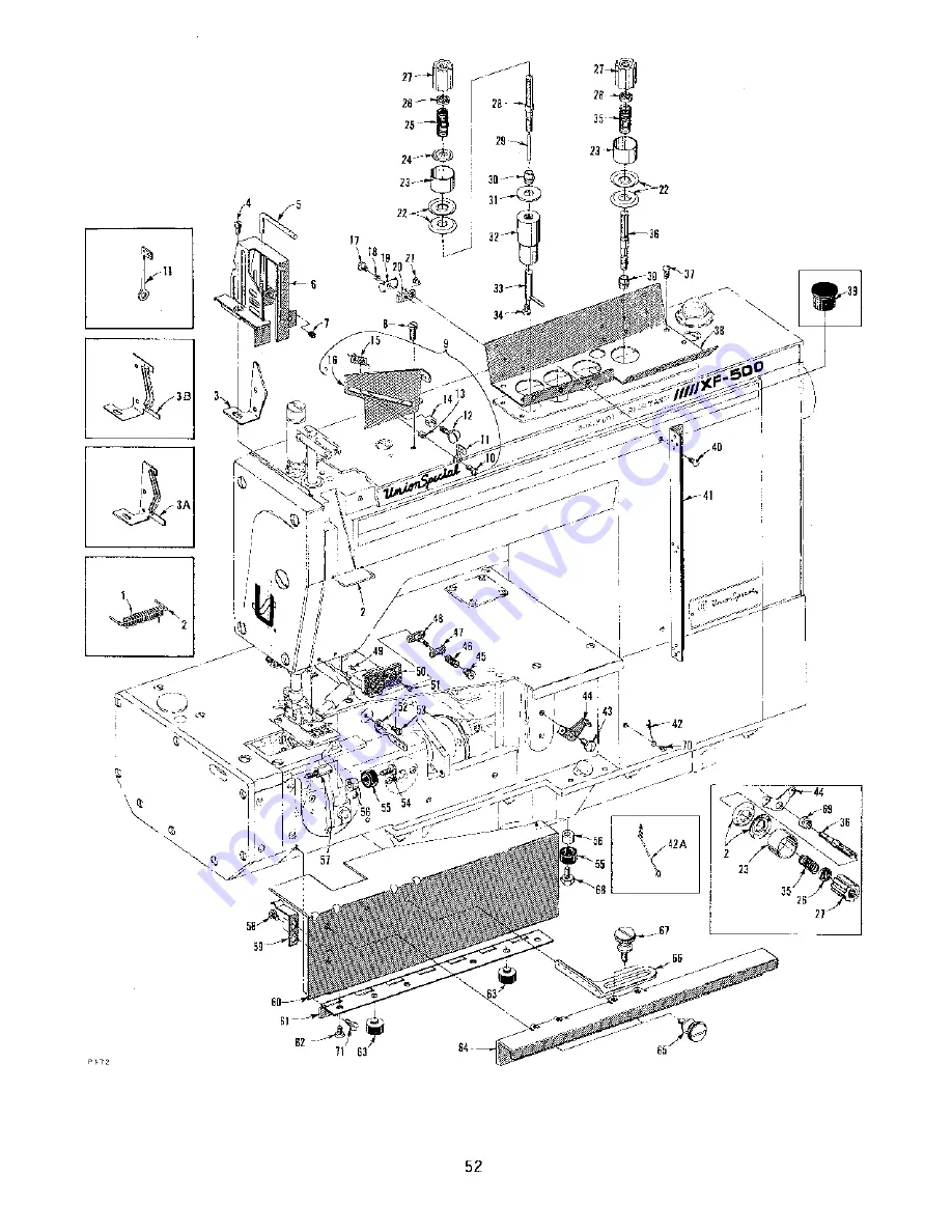 UnionSpecial XF511B100MF Manual Download Page 52