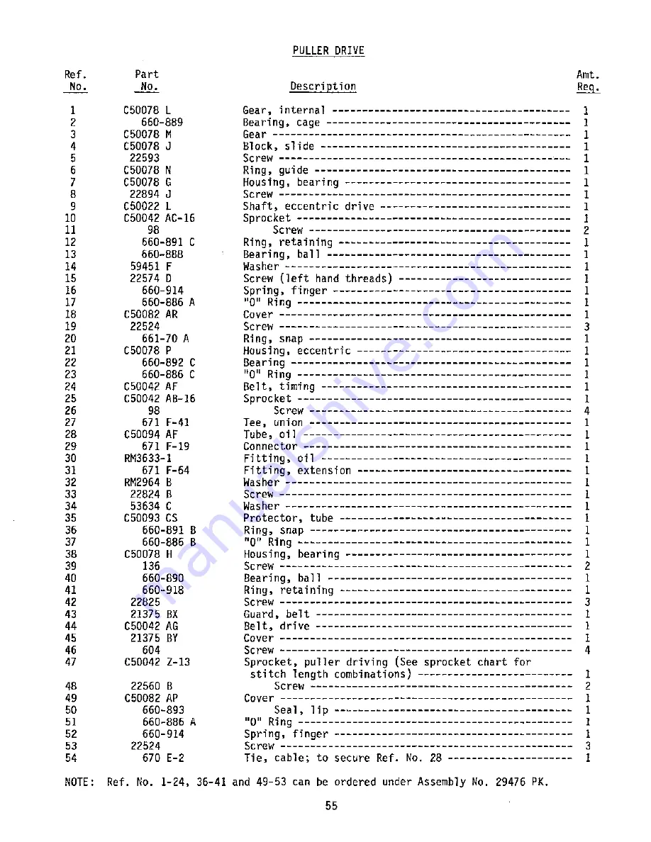 UnionSpecial XF511B100MF Manual Download Page 55