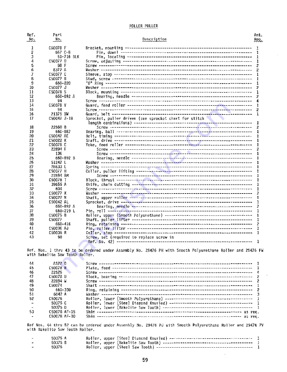 UnionSpecial XF511B100MF Manual Download Page 59