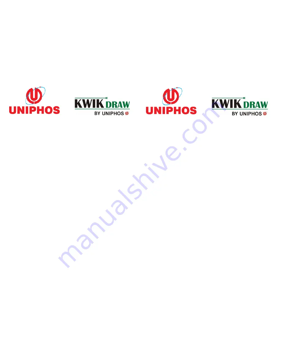 Uniphos UNIPHOS KWIK DRAW ASP-11p Operation & Maintenance Manual Download Page 1