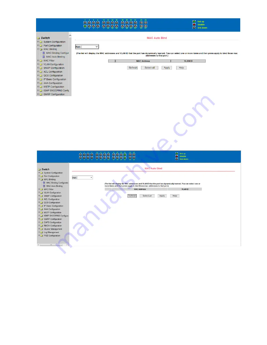 Unipoe 16GE+2G SFP User Manual Download Page 20