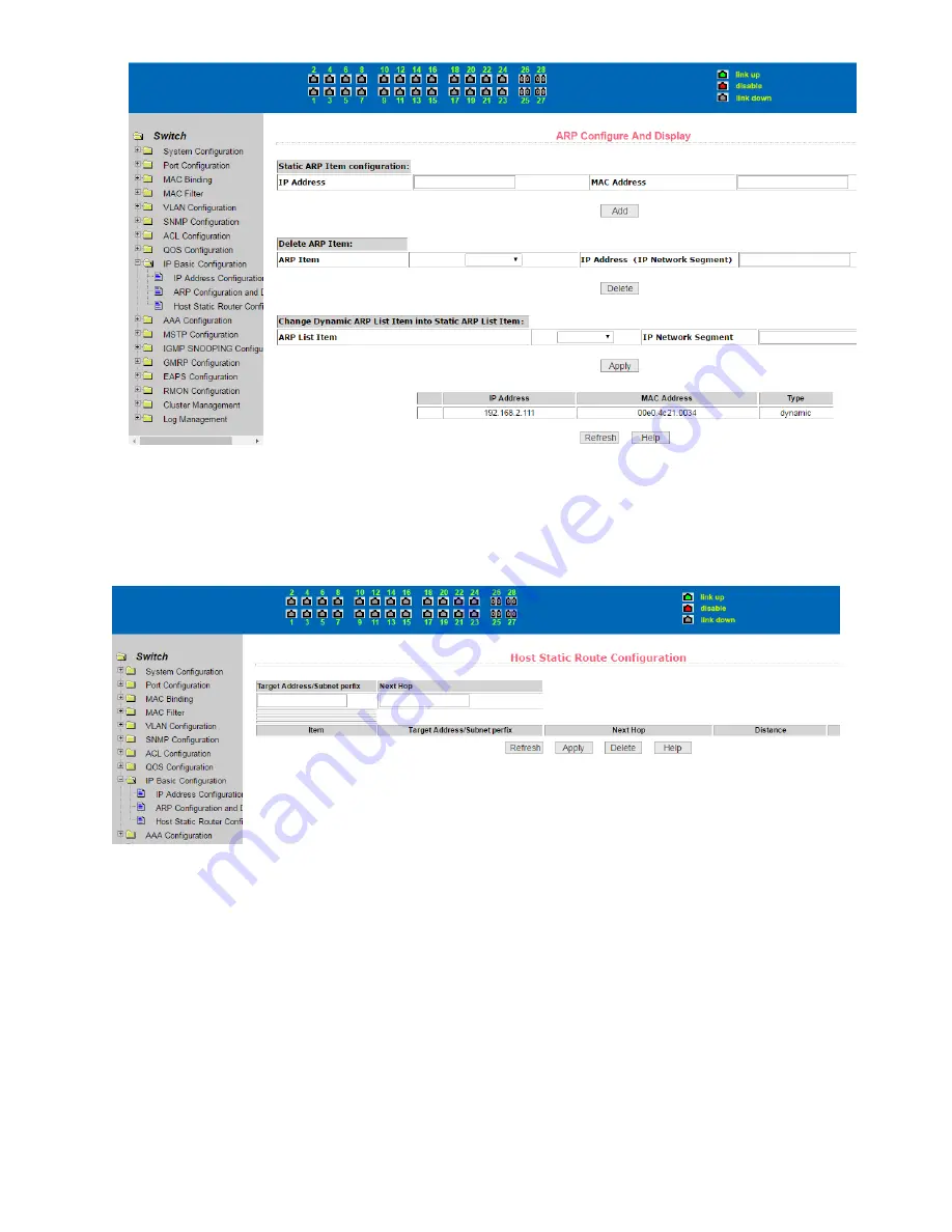 Unipoe 16GE+2G SFP User Manual Download Page 29