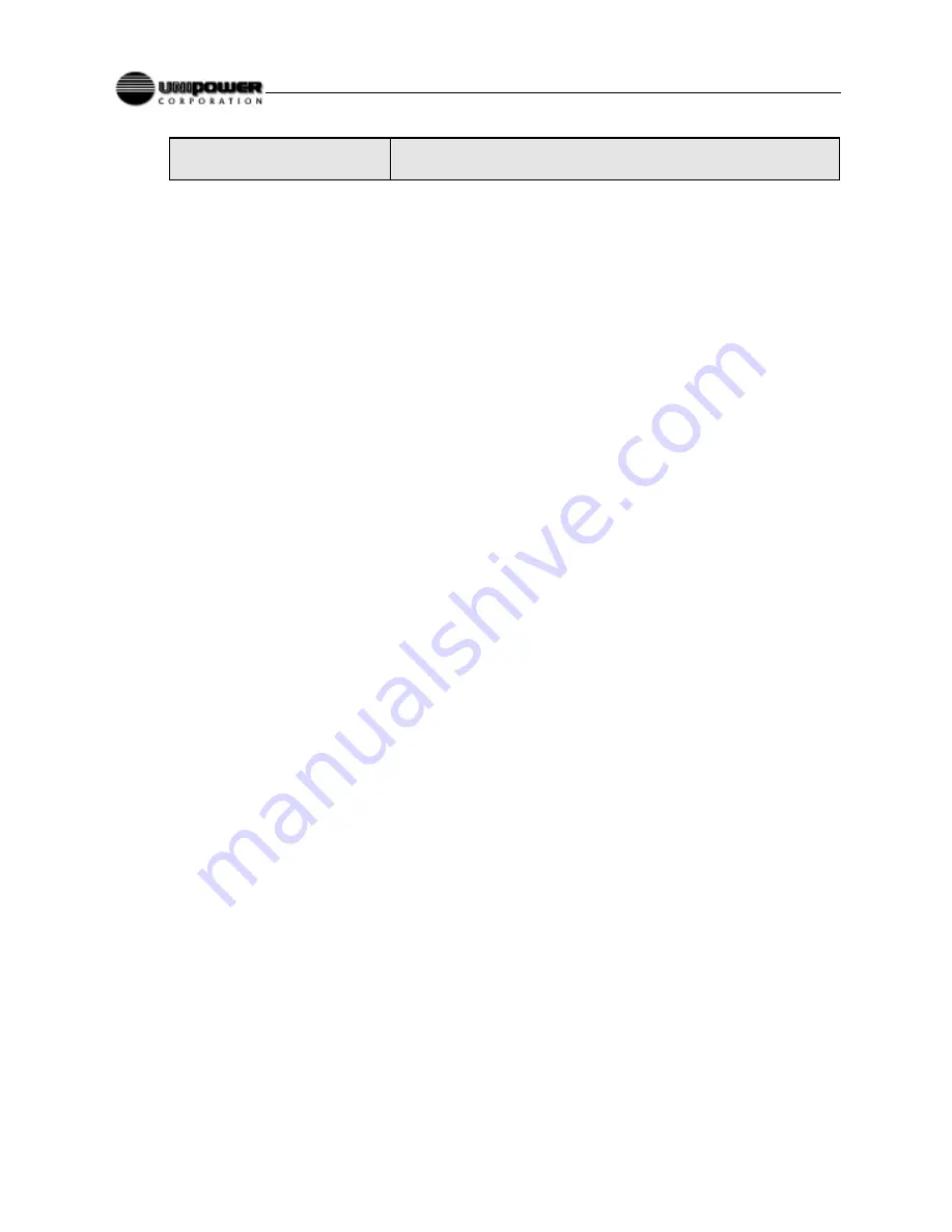 Unipower TMN5000 Operating Manual Download Page 13