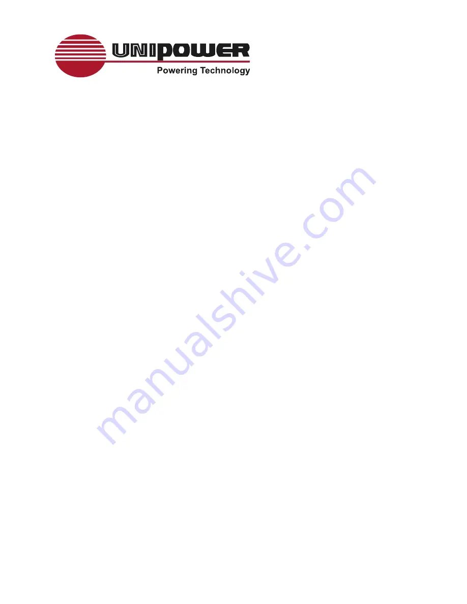 Unipower TPCMQ48 SERIES Operating Manual Download Page 1