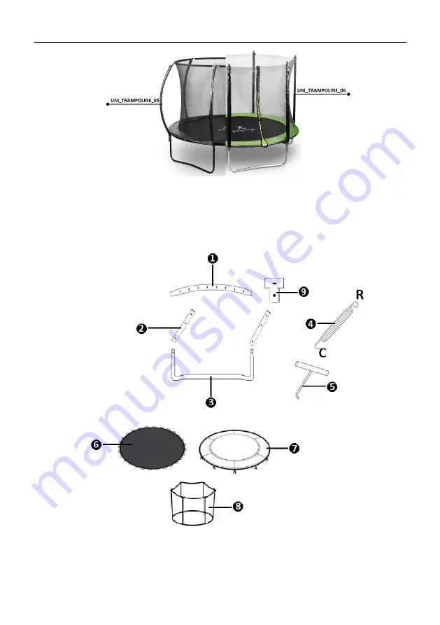 UNIPRODO UNI TRAMPOLINE 05 Скачать руководство пользователя страница 8