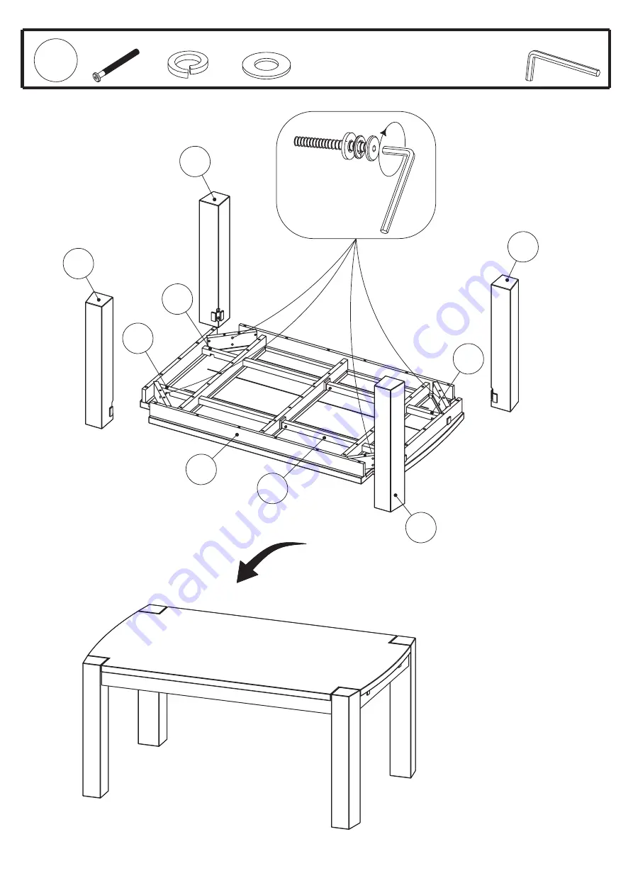 Unique Furniture Goliath 36511003 Скачать руководство пользователя страница 4