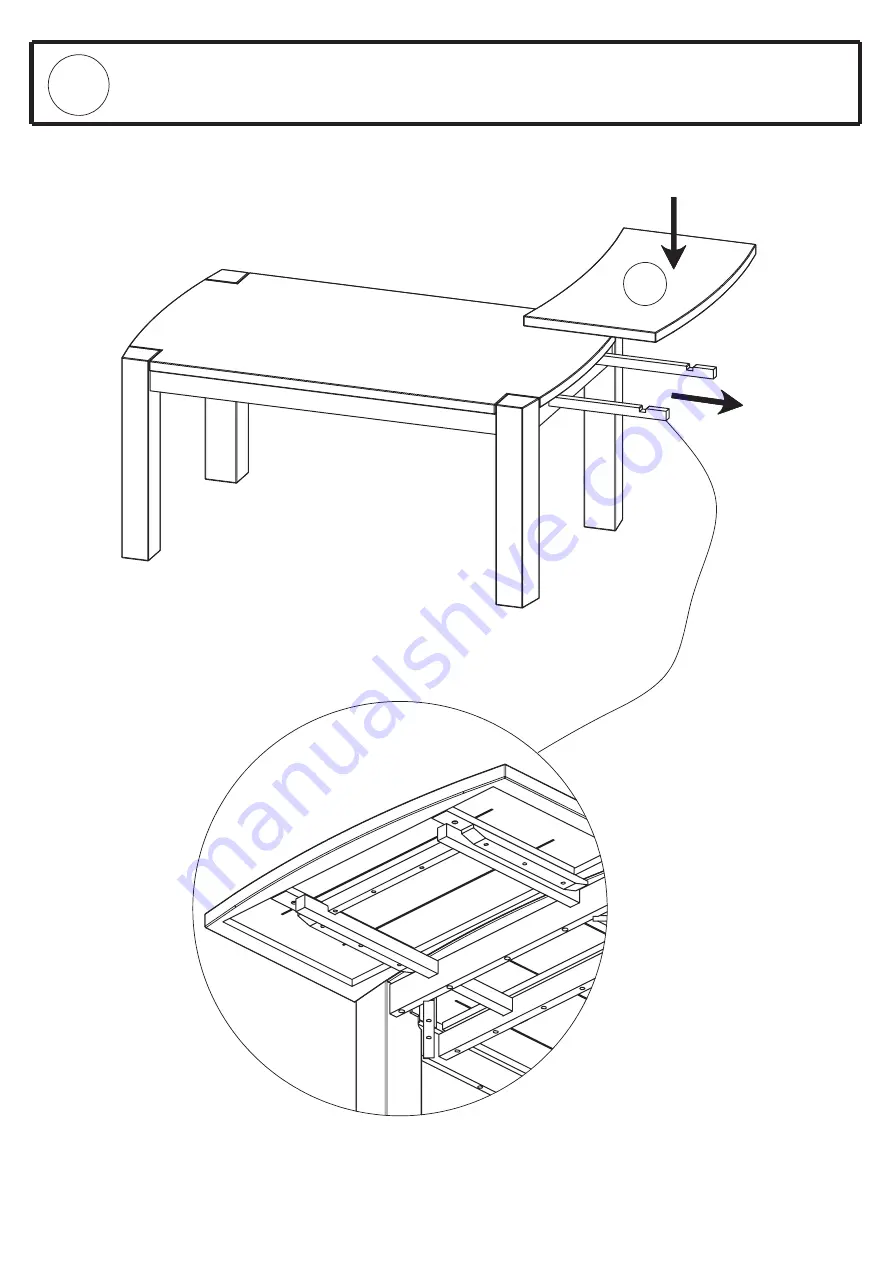 Unique Furniture Goliath Leaf 36511002 Assembly Instruction Download Page 3