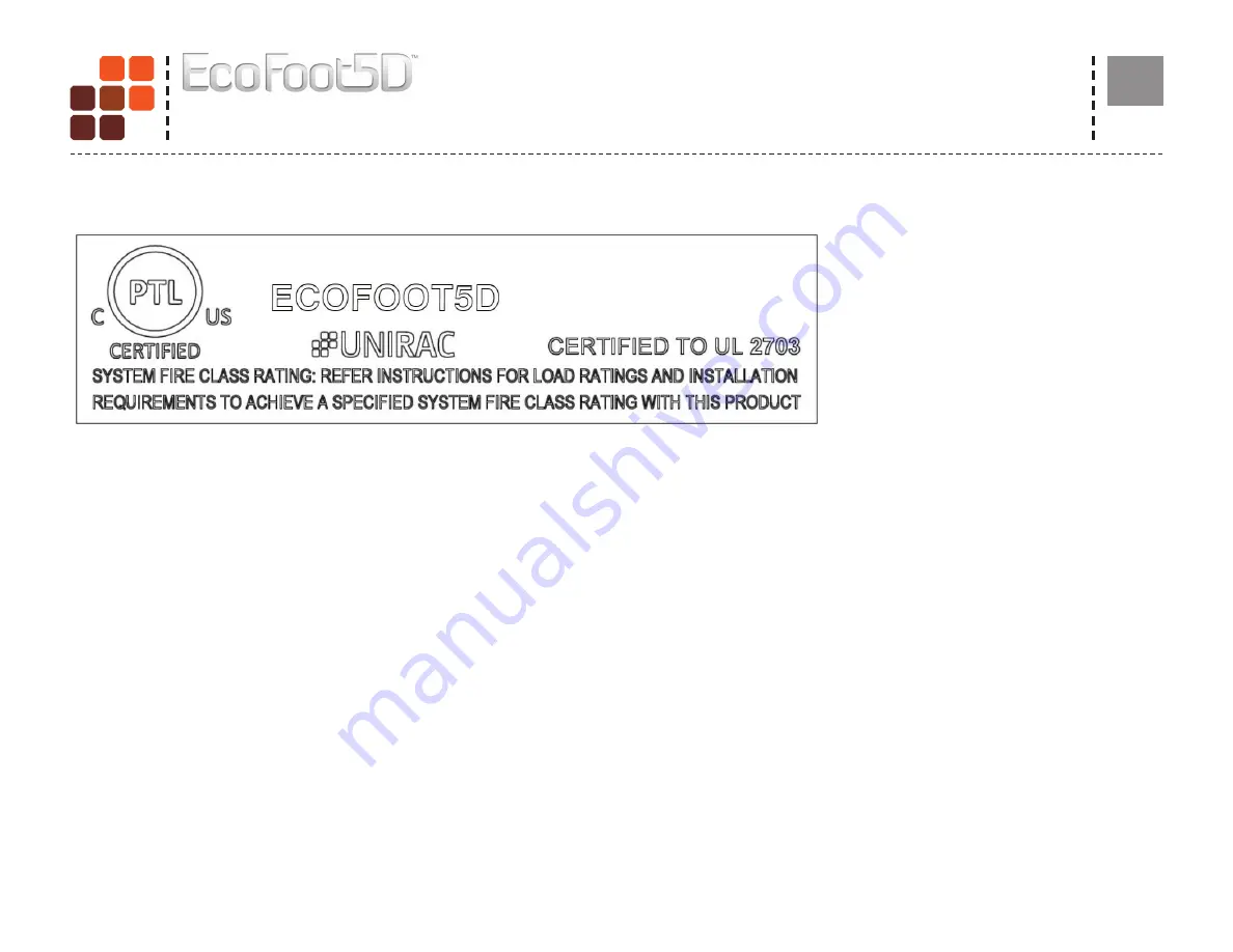 UNIRAC EcoFoot5DTM Installation Manual Download Page 26