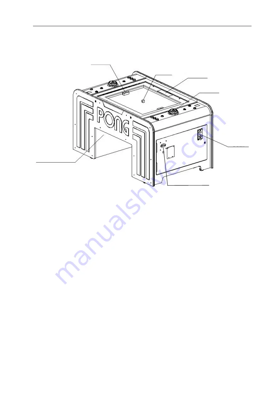 UNIS PONG Arcade Operation Manual Download Page 8