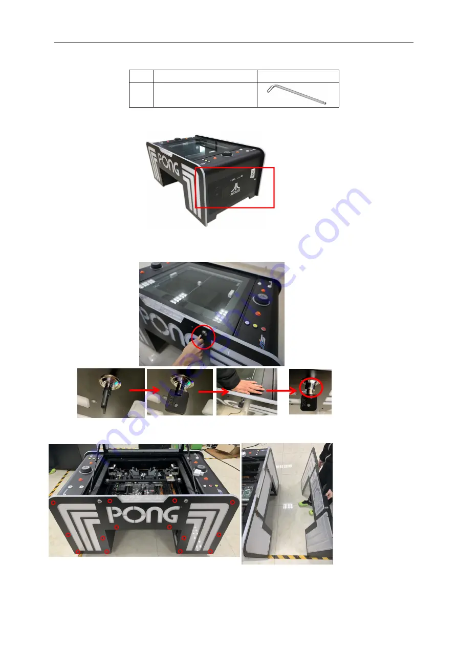 UNIS PONG Arcade Operation Manual Download Page 26