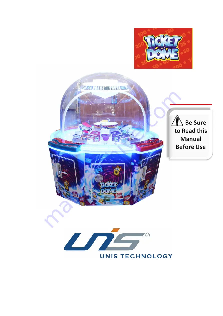 UNIS Ticket Dome R Скачать руководство пользователя страница 1