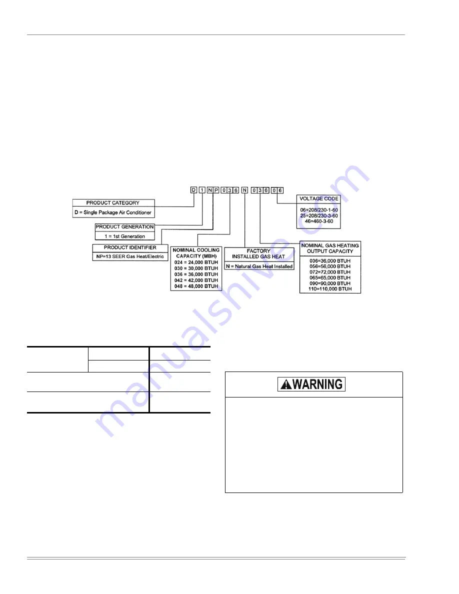 Unitary products group CHAMPION PLUS Series Installation Manual Download Page 4