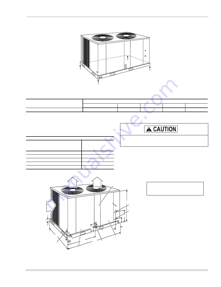 Unitary products group HF-07 Installation Manual Download Page 7