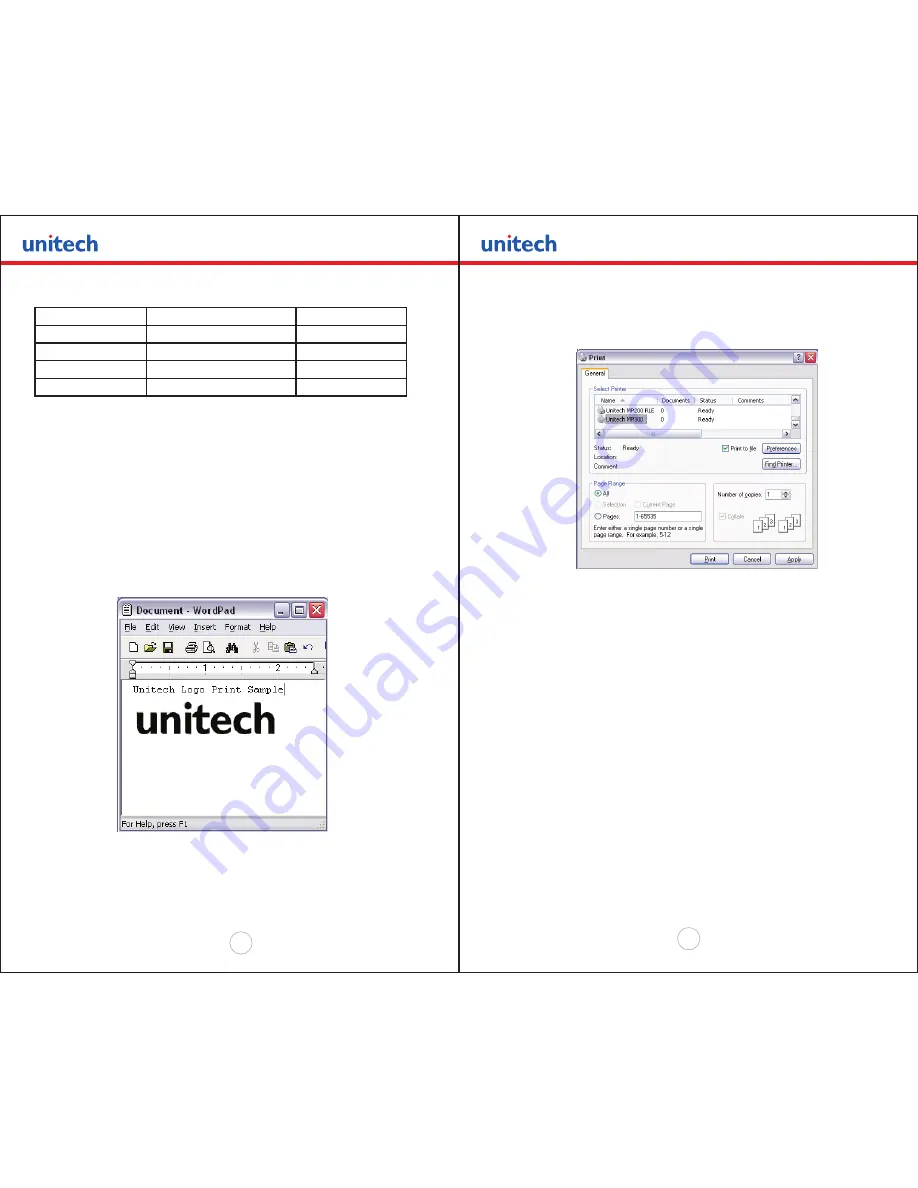 Unitech MP300 Developer'S Manual Download Page 19