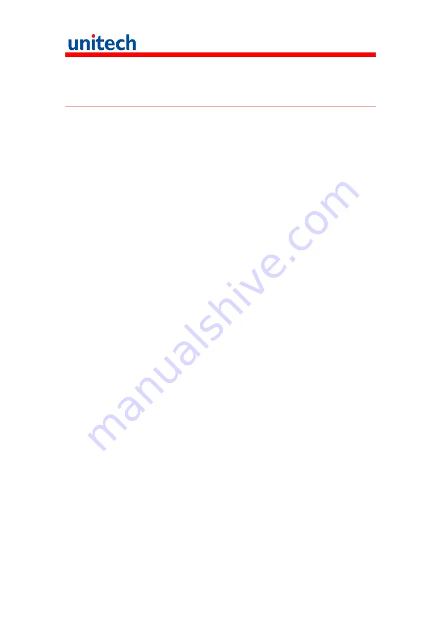 Unitech MS839 User Manual Download Page 18