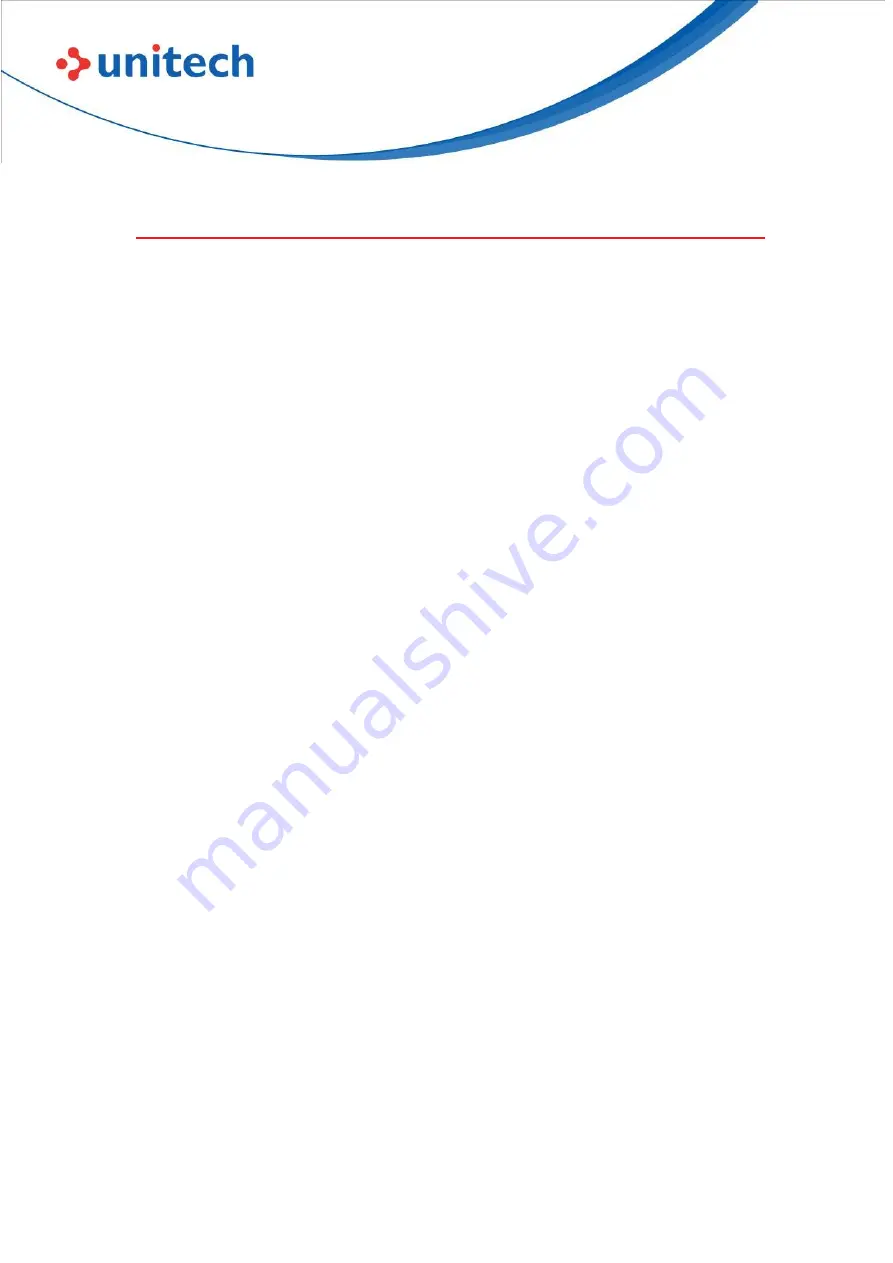 Unitech MS852P User Manual Download Page 14