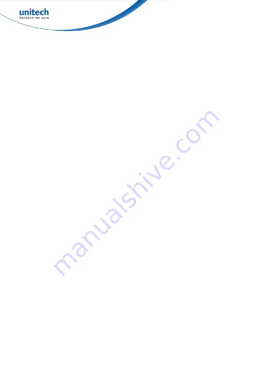 Unitech MS925HC User Manual Download Page 10