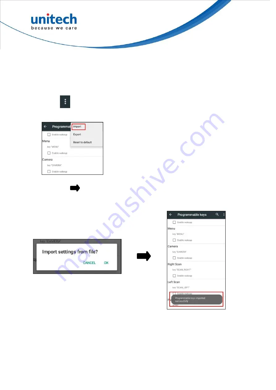 Unitech PA720+ User Manual Download Page 61