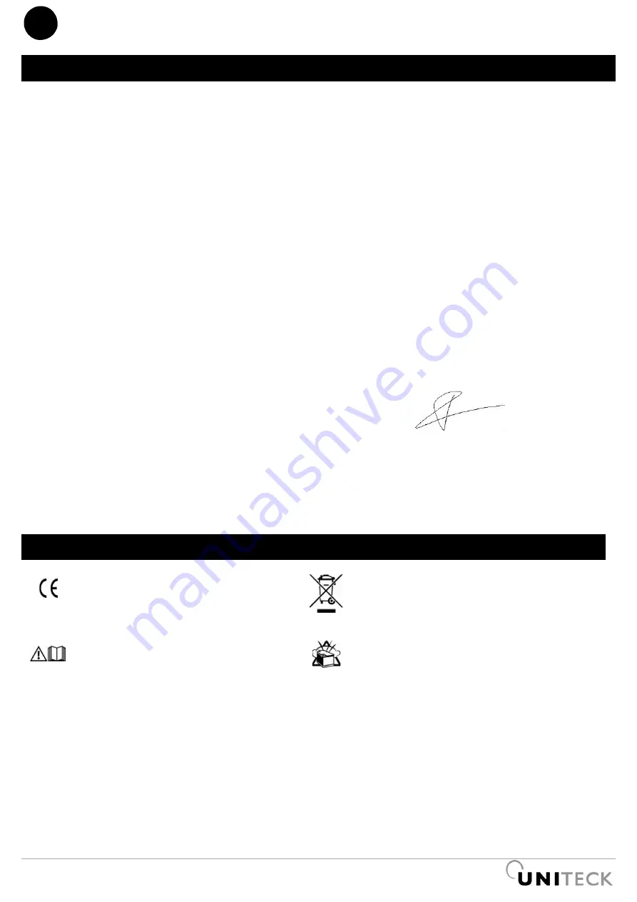 Uniteck UNISUN MS Manual Download Page 16