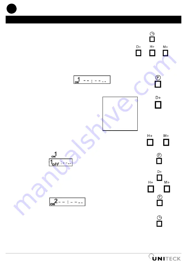 Uniteck UNITIMER 16.12 Manual Download Page 12