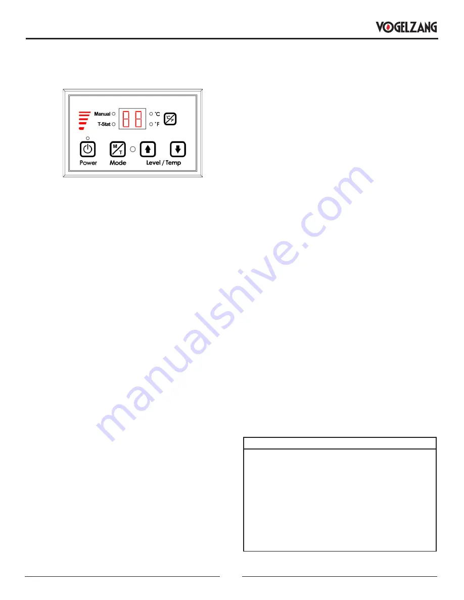 United States Stove VOGELZANG VG5770 Owner’S Instruction And Operation Manual Download Page 9