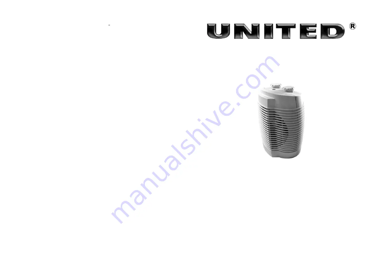 UNITED UHF824 Скачать руководство пользователя страница 1