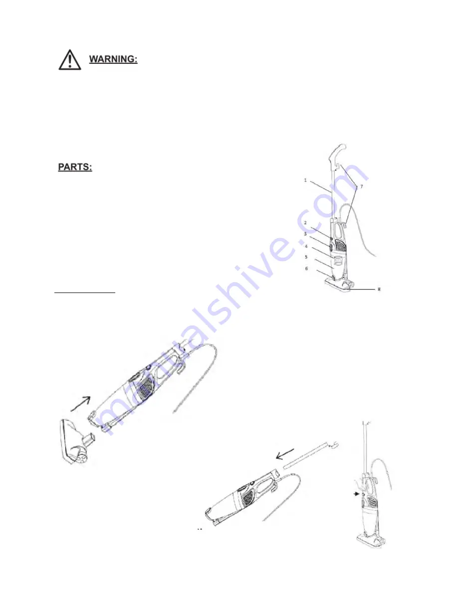 UNITED VC-1156 Instruction Manual Download Page 3