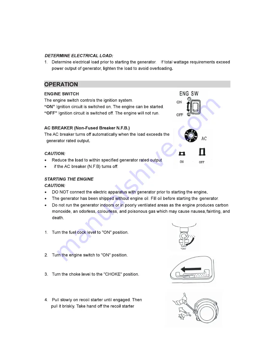 UnitedPower GG1300 Instruction Manual Download Page 7