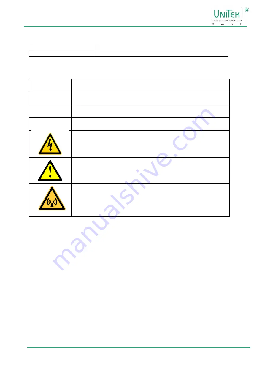 Unitek BAMOCAR-PG-D3-700/400 Manual Download Page 5