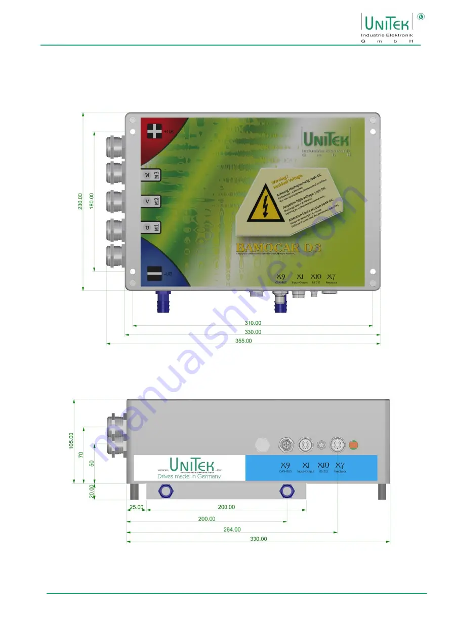 Unitek BAMOCAR-PG-D3-700/400 Manual Download Page 20