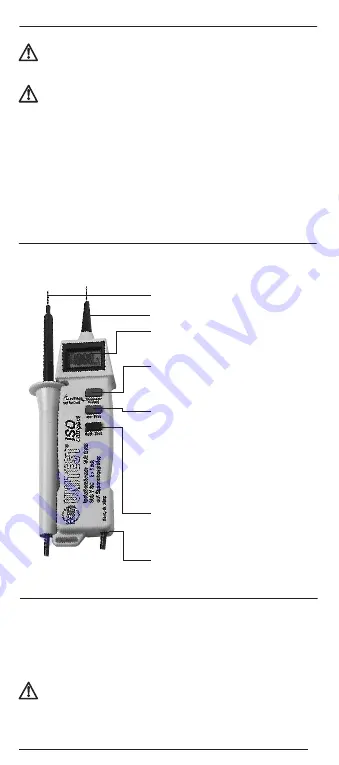 Unitest ISO-compact 8966 E Instruction Manual Download Page 14